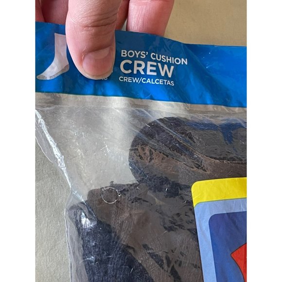 Hanes Boys Black Crew Cut Socks - Pack of 11 pairs - Picture 4 of 9